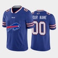 Custom1 Buffalo Bills Royal Team Big Logo Vapor Untouchable Limited Jerseys Stitched Jerseys Football Jerseys