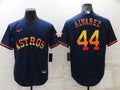 Men's Houston Astros Yordan Alvarez #44 Navy Replica Player Jerseys