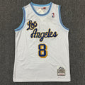 Men's Los Angeles Lakers Kobe Bryant 1996-97 White Hardwood Classics Authentic Jerseys