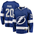 Men's Tampa Bay Lightning Nick Paul #20 Blue Player Jerseys