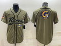 Men's Los Angeles Rams Olive 2022 Salute To Service Limited Jerseys
