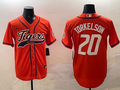 Men's Detroit Tigers Spencer Torkelson #20 Orange Replica Player Jerseys