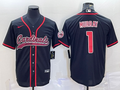 Men's Arizona Cardinals Black Blank Jerseys