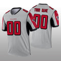 Custom1 Atlanta Falcons Silver Inverted Legend Jerseys Stitched American Football Jerseys
