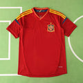 Spain National Team 2012 Euro Home Retro Fan Jersey – Red | Adidas | UEFA Champions Edition