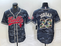 Men's Chicago Bulls Michael Jordan #23 Gray Camouflage Player Jersey