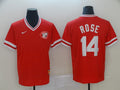 Men's Cincinnati Reds Pete Rose #14 Red Fashion Stitched Jerseys