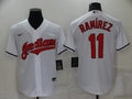 Men's Cleveland Guardians Jose Ramirez Nike White Replica Player Jerseys