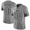 Custom1 Green Bay Packers 2019 Gray Gridiron Gray Vapor Untouchable Limited Jerseys Stitched American Football Jerseys