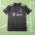 Inter Miami CF Away Fan Version Jersey 2023/24 – Black & Pink Adidas Football Shirt