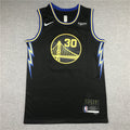 Stephen Curry #30 Golden State Warriors  Black 2022-23 City Edition Lightning Bolt Bay Bridge Swingman Jersey