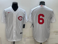 Men's Cincinnati Reds Jonathan India #6 White 2022 MLB at Field of Dreams Game Authentic Player Jerseys