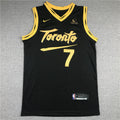 Men's Toronto Raptors Kyle Lowry #7 Black Replica Player Jerseys