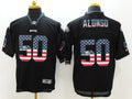 Men's Philadelphia Eagles Kiki Alonso #50 Black Game Jerseys