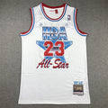 Michael Jordan #23 1991 NBA All-Star Game Mitchell & Ness White Hardwood Classics Authentic Jersey