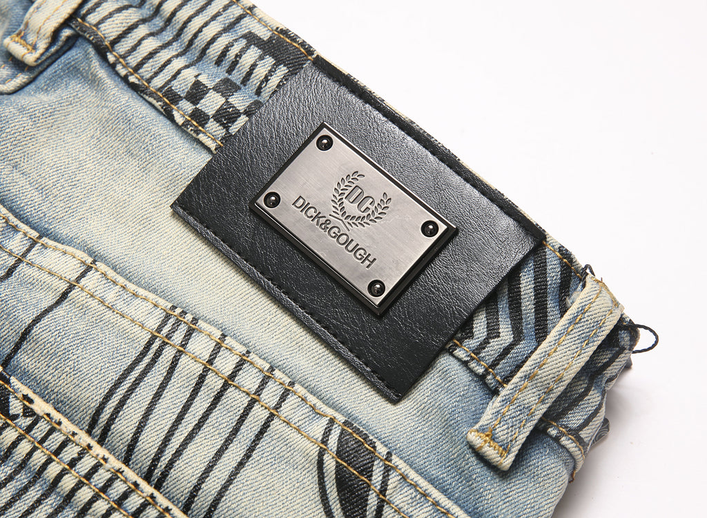 Dolce & Gabbana DG VIBE3 Embroidered Logo Slim Fit Jeans