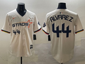 Men's Houston Astros Yordan Alvarez #44 Cream 2025 City Connect Limited Player Jerseys