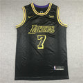 Men's Los Angeles Lakers Carmelo Anthony #7 Black City Edition Swingman Jerseys