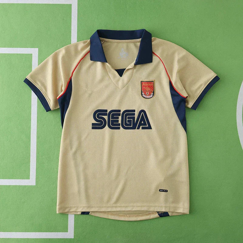 Arsenal FC Away Retro Kids Jersey – 2001/02 Season