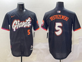 Men's San Francisco Giants Mike Yastrzemski #5 Black 2025 City Connect Limited Player Jerseys