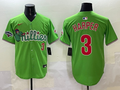 Men's Philadelphia Phillies Bryce Harper #3 Green Player Game Jerseys