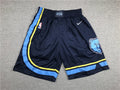 Men's Memphis Grizzlies Navy 2021/22 Icon Edition Basketball Shorts1