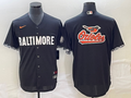Men's Baltimore Orioles Black 2023 City Connect Replica Team Jerseys