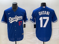 Men's Los Angeles Dodgers Shohei Ohtani #17 Blue Replica Player Jerseys