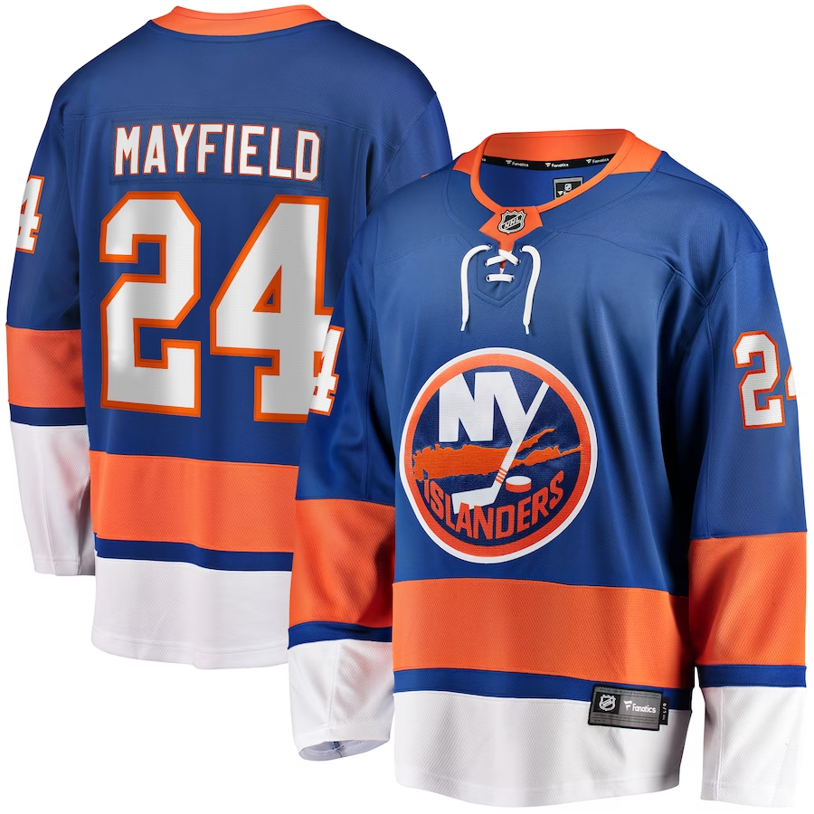 Men's New York Islanders Scott Mayfield #24 Royal Player Game Jerseys