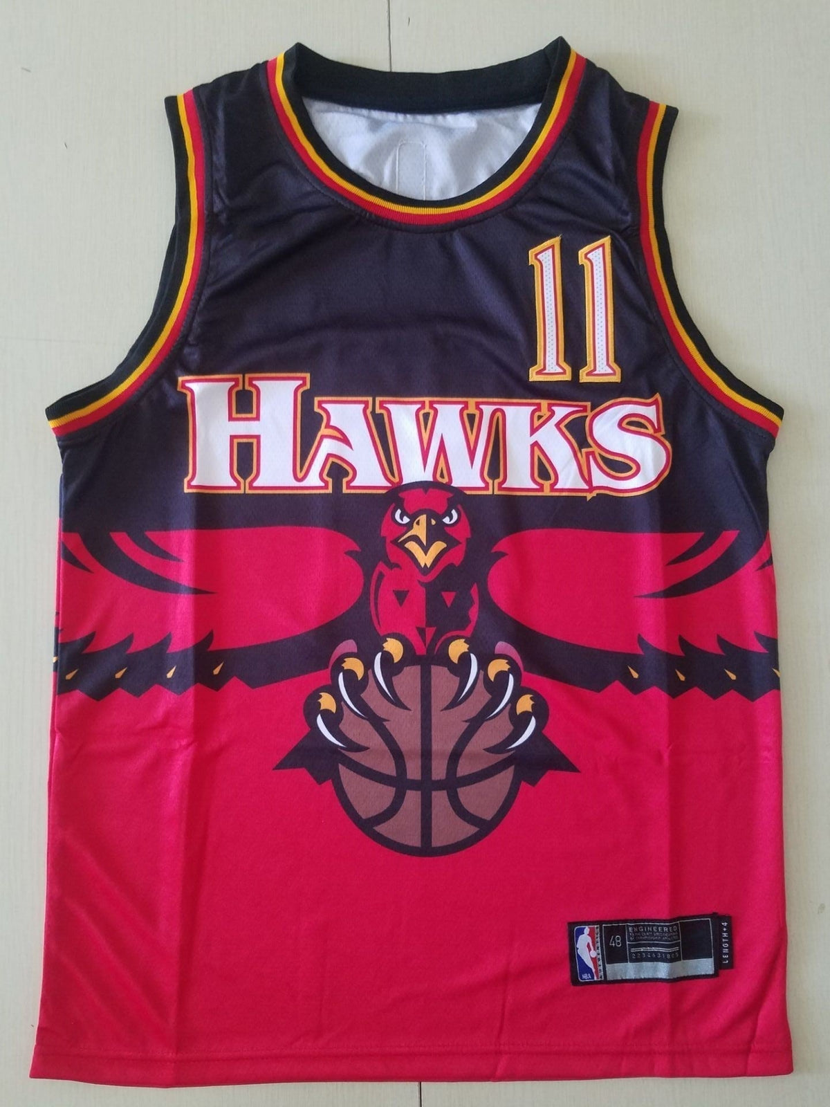 Men's Atlanta Hawks Trae Young #11 NBA Swingman Jerseys - Retro Red
