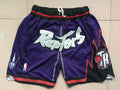 Men's Toronto Raptors Purple 1997-98 Hardwood Classics Basketball Shorts1