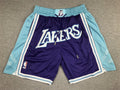 Men's Los Angeles Lakers Purple 2021/22 City Edition Basketball Shorts1