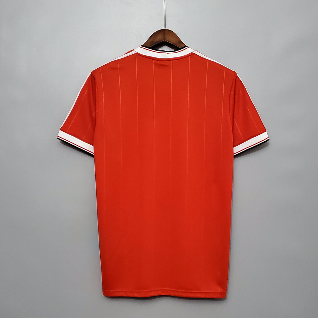 Manchester United 1983 Home Short Sleeve Jersey