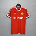 Manchester United 1983 Home Short Sleeve Jersey