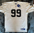 Men's Oakland Raiders Warren Sapp Mitchell & Ness White Legacy Replica Jerseys