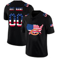 Custom1 Chicago Bears Football Black Limited Fashion Flag Stitched Jerseys Football Jerseys