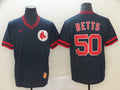 Men's Boston Red Sox Mookie Betts #50 Navy Replica Player Jerseys