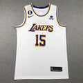 Men's Los Angeles Lakers Austin Reaves #15 White 2022/23 Swingman Jerseys - Association Edition