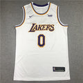 Men's Los Angeles Lakers Russell Westbrook #0 NBA White 2020/21 Swingman Jerseys