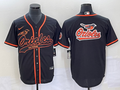 Men's Baltimore Orioles Black Replica Team Jerseys Joint Edition