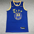 Men's Golden State Warriors James Wiseman #33 Blue Swingman Player Jerseys