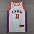 Men's New York Knicks Jalen Brunson #11 White 2024/25 Swingman Player Jerseys - City Edition