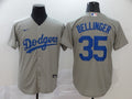 Men's Los Angeles Dodgers Cody Bellinger #35 Gray Replica Baseball Jerseys