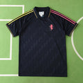 Juventus F.C. Retro Collaboration Polo Fan Jersey 2024/25 — Navy Asymmetric Stripe Edition