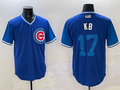 Men's Chicago Cubs Kris Bryant #17 Royal Replica Player Jerseys