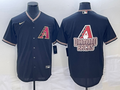 Men's Arizona Diamondbacks Black Replica Player Jerseys