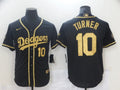 Men's Los Angeles Dodgers Justin Turner #10 Black Fashion Stitched Jerseys