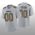 Custom1 Green Bay Packers Gray Atmosphere Game Jerseys Stitched American Football Jerseys