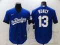 Men's Los Angeles Dodgers Max Muncy #13 Blue Stitched Jerseys