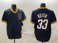 Men's Detroit Tigers Colt Keith #33 Black Replica Player Jerseys